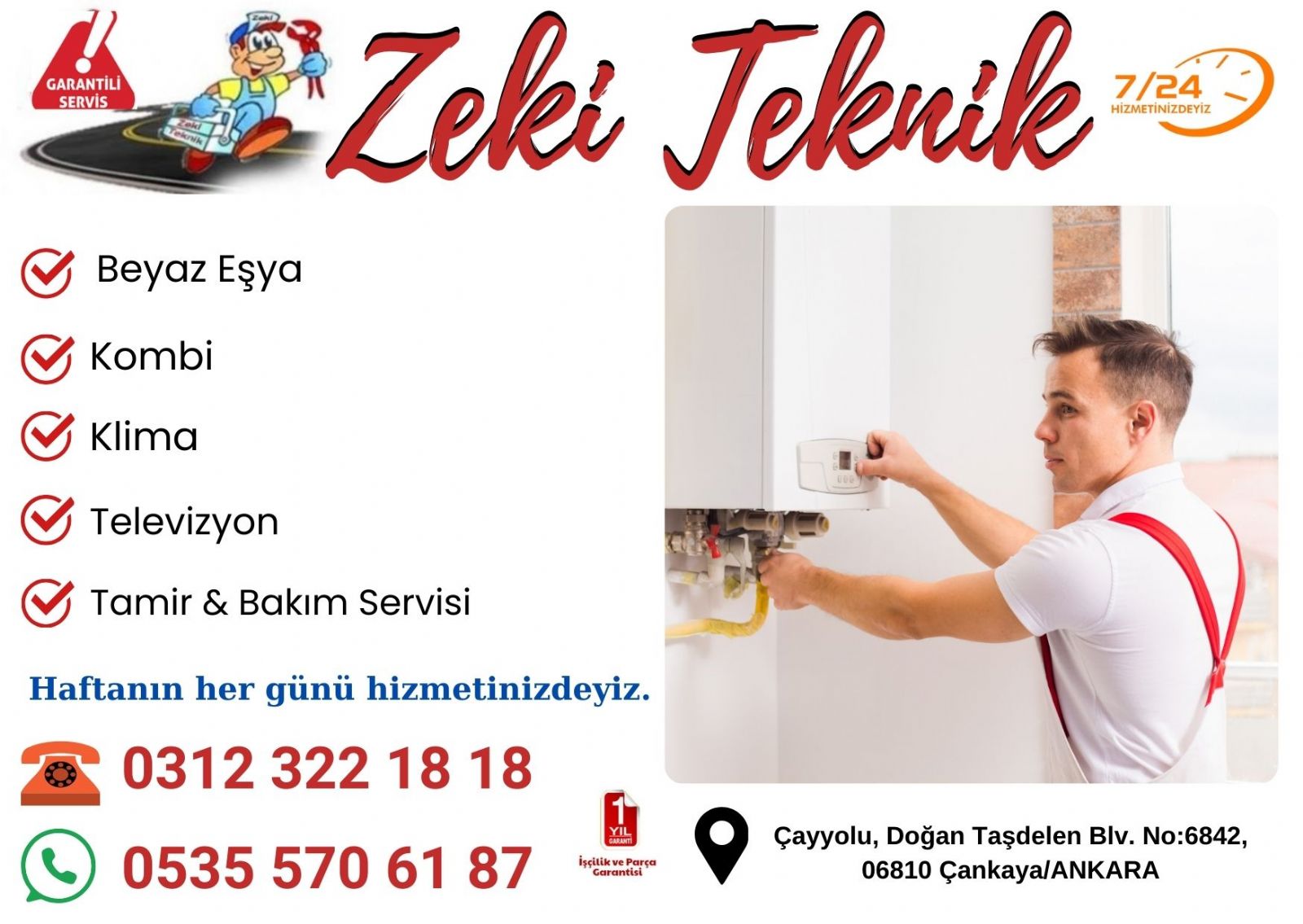 Çayyolu Klima Servisi